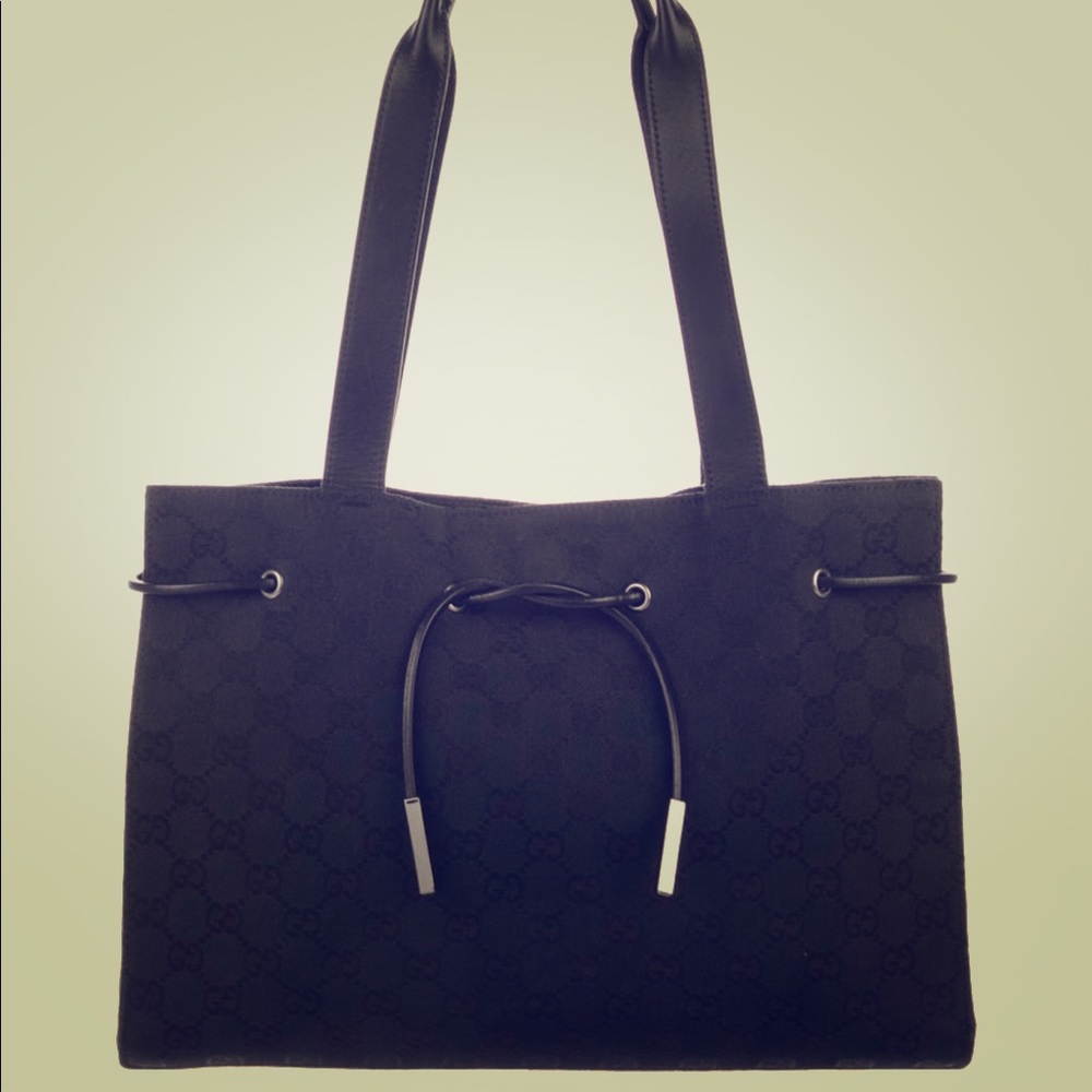 Gucci GG Drawstring Tote